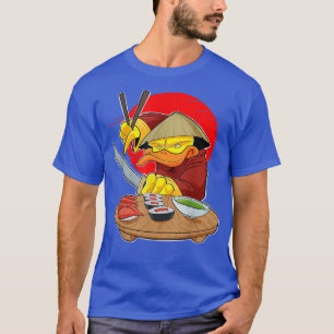 Japanese Food I Maki Lover I Samurai Sushi Duck ( T-Shirt