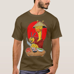 Japanese Food I Maki Lover I Samurai Sushi Giraffe T-Shirt