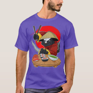 Japanese Food I Maki Lover I Samurai Sushi Skunk T-Shirt