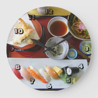 Japanese Food Large Clock