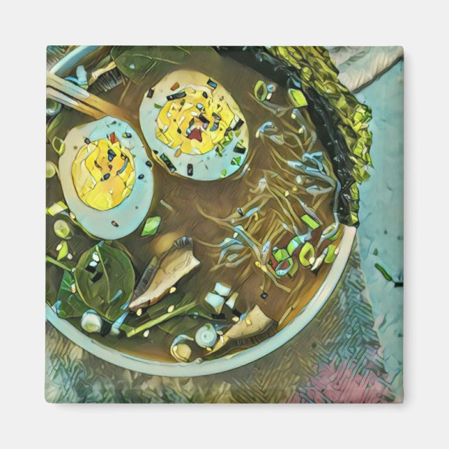 Japanese Food Lovers Magnet (Front)