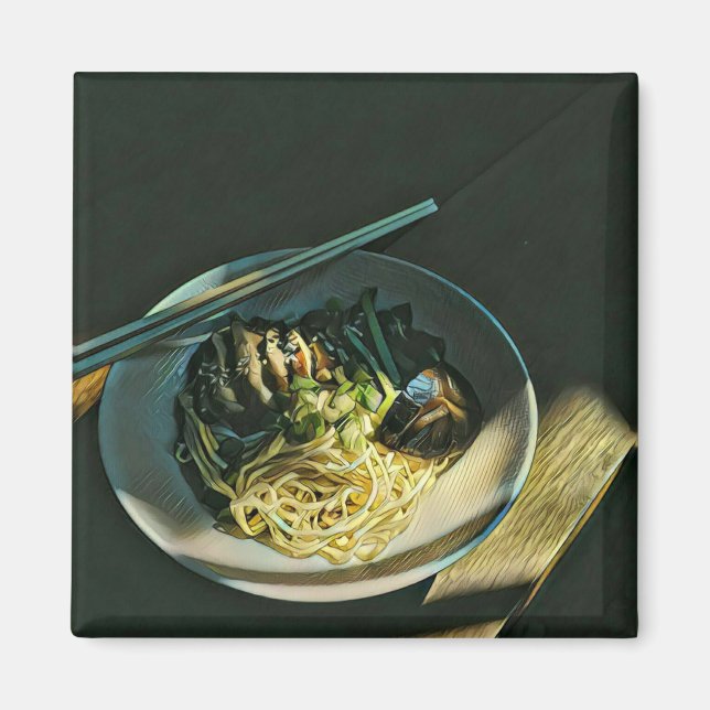 Japanese Food Lovers Magnet (Front)