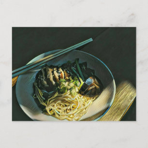 Japanese Food Lovers Postcard