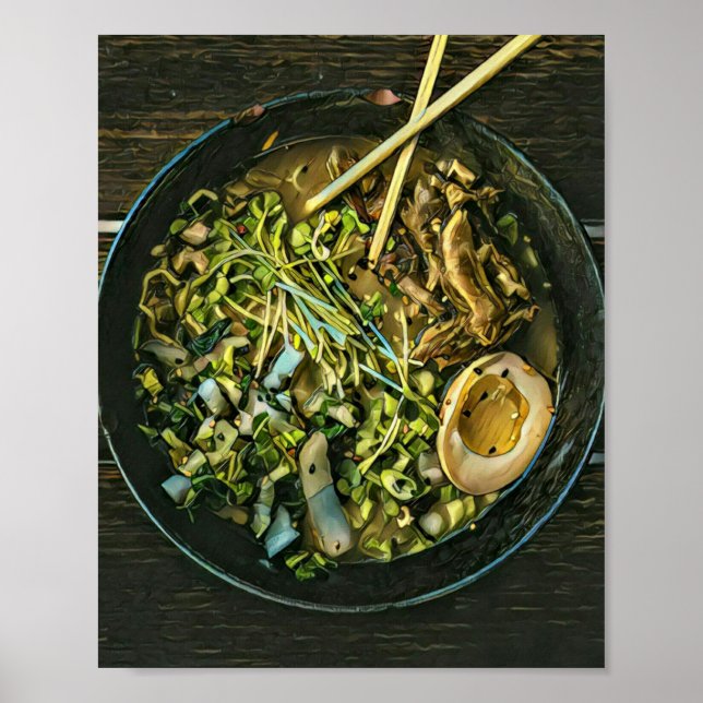 Japanese Food Ramen Lovers Poster (Front)