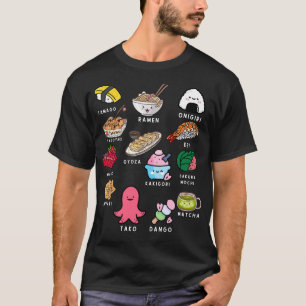 Japanese Food Ramen Wasabi Tamago Kawaii Ota T-Shirt