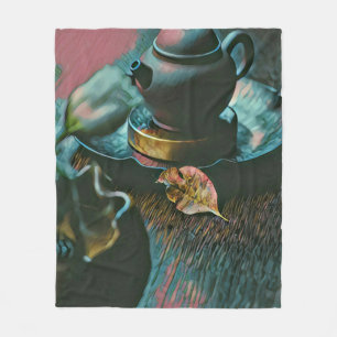 Japanese food sushi lover fleece blanket