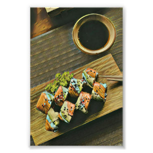Japanese food sushi lover photo print