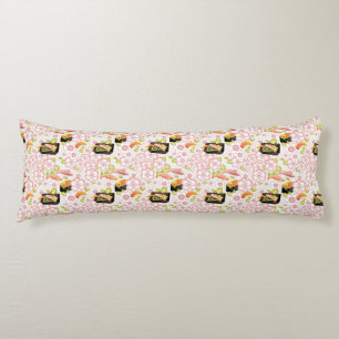 Japanese Food: Sushi Pattern 2 Body Cushion