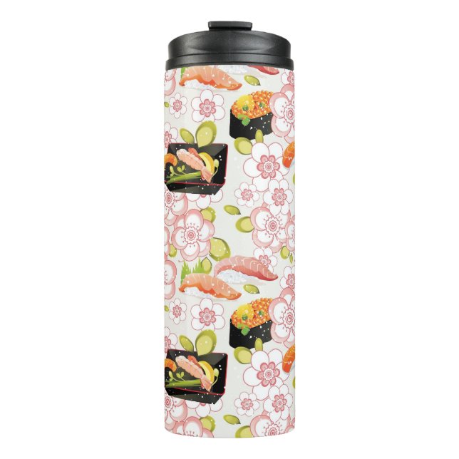 Japanese Food: Sushi Pattern 2 Thermal Tumbler (Front)