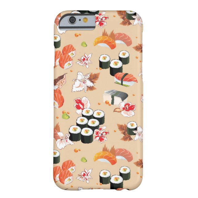 Japanese Food: Sushi Pattern 3 Case-Mate iPhone Case (Back)