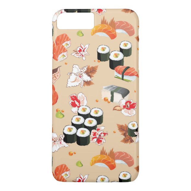Japanese Food: Sushi Pattern 3 Case-Mate iPhone Case (Back)