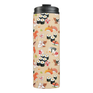 Japanese Food: Sushi Pattern 3 Thermal Tumbler