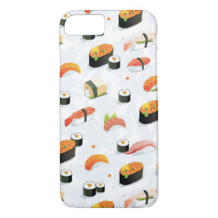 Japanese Food: Sushi Pattern iPhone 8/7 Case