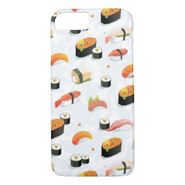Japanese Food: Sushi Pattern Case-Mate iPhone Case (Back)