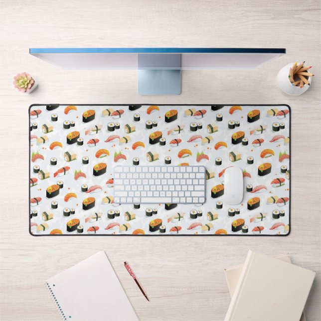 Japanese Food: Sushi Pattern Desk Mat (Office 1)