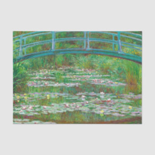 Japanese Footbridge, 1899 by Claude Monet Tissue Paper