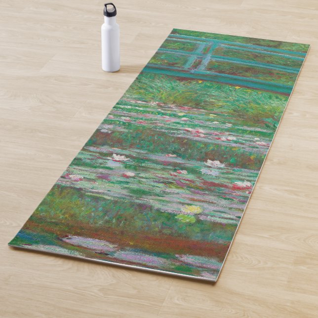 Japanese Footbridge Claude Monet Impressionist Yoga Mat (In Situ)