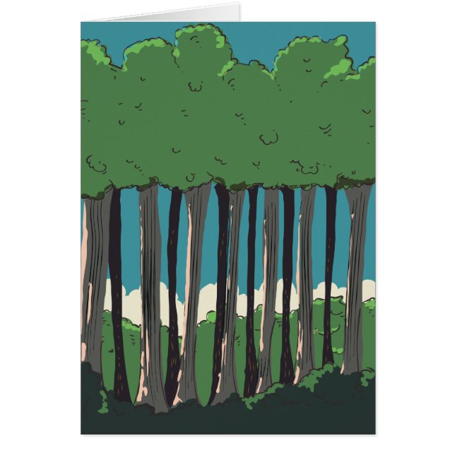 Japanese Forest trees (Front)