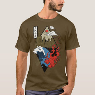 Japanese Four Elements Water Fire Air Earth T-Shirt