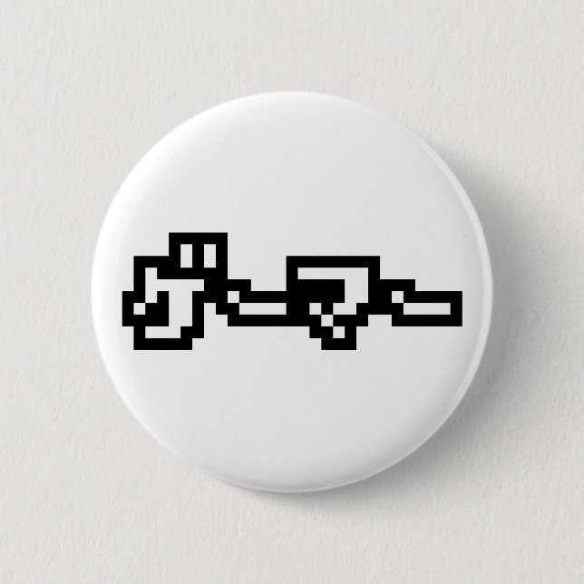 Japanese Gamer ゲーマー Japan Language Nihongo 6 Cm Round Badge (Front)