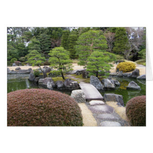 Japanese Garden 日本庭園 Greeting Card