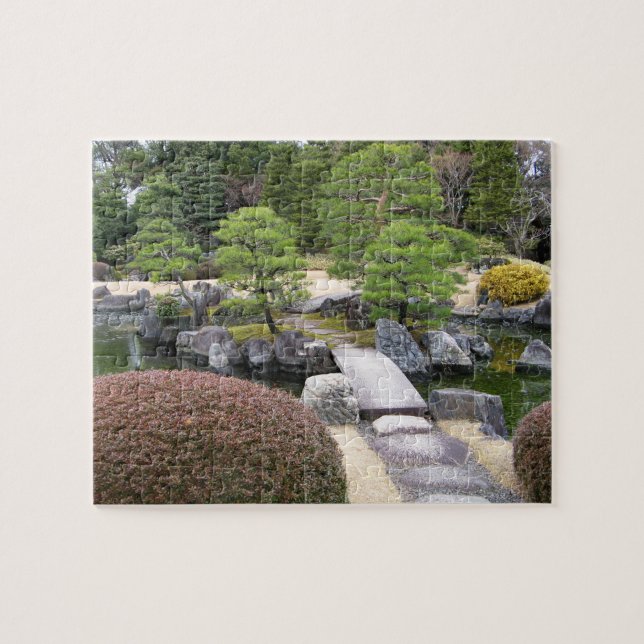 Japanese Garden 日本庭園 Jigsaw Puzzle (Horizontal)