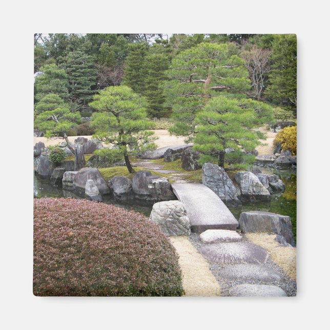 Japanese Garden 日本庭園 Magnet (Front)