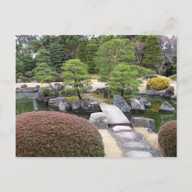 Japanese Garden 日本庭園 Postcard (Front)