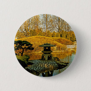 Japanese Garden 6 Cm Round Badge