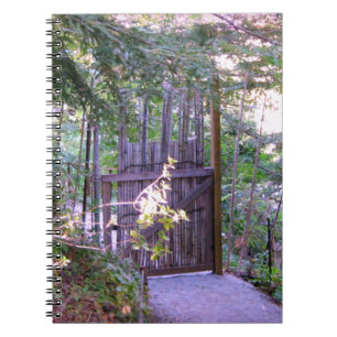 Japanese Garden Bamboo Gate Note Book