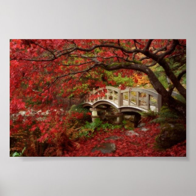 Japanese Garden, British Columbia Poster (Front)