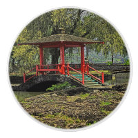 JAPANESE GARDEN CERAMIC KNOB/PULL