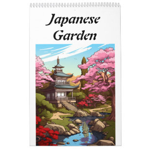 Japanese Garden Colour It Yourself Calendar