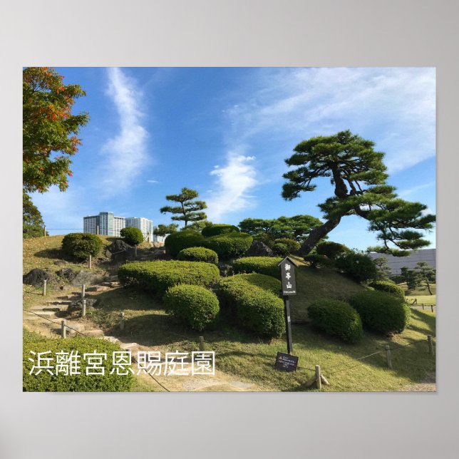 Japanese Garden Hill Poster (Front)
