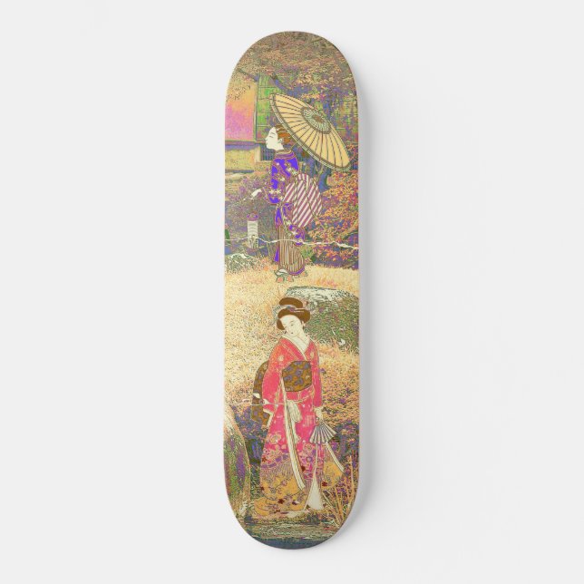 Japanese Garden II / Washed Edition Skateboard (Front)
