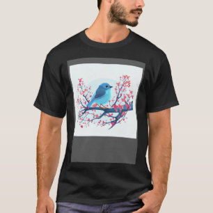 Japanese Garden in Full Bloom  Tranquil Tweets Blu T-Shirt