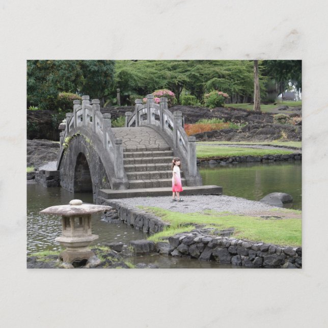 Japanese Garden in Hilo, Hawaii Postcard (Front)