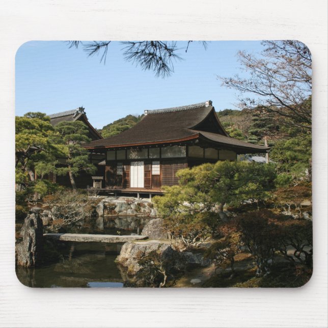 Japanese Garden in Kyoto - Beauty and Relaxation Mouse Mat (Front)