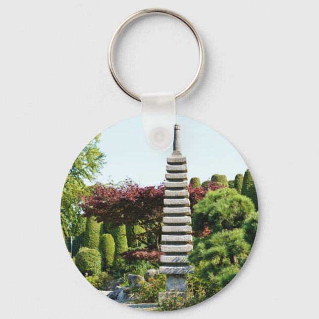 Japanese Garden Key Ring (Front)