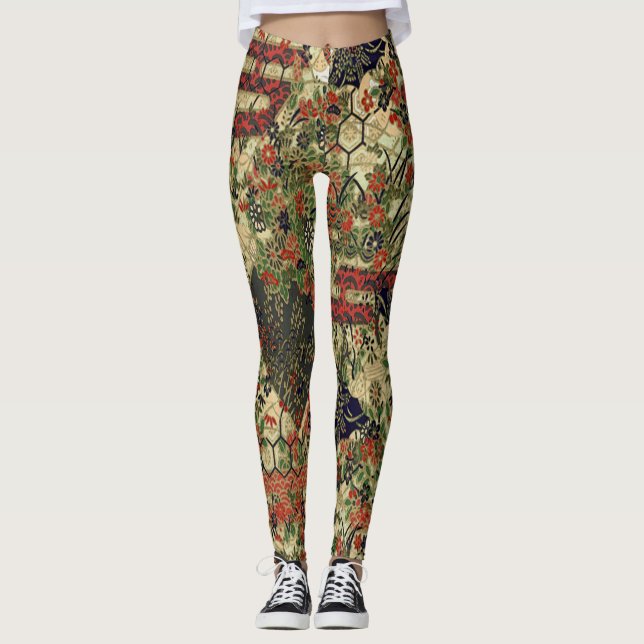 Japanese Garden Leggings (Front)