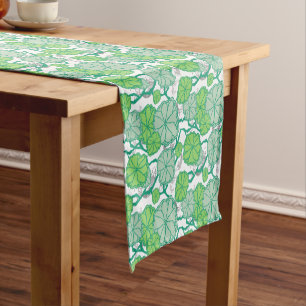 Japanese Garden Lily Pond Beach House Table Runner
