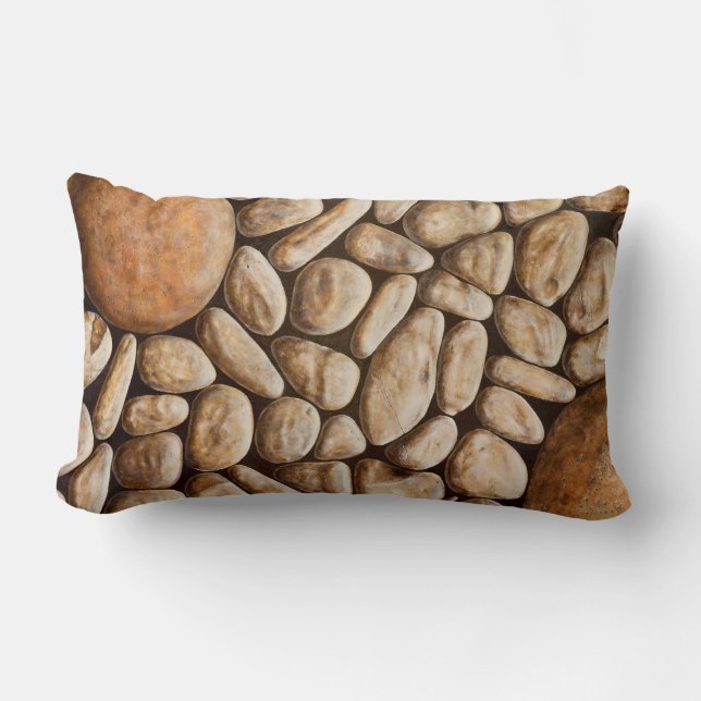 Japanese garden lumbar cushion (Front)