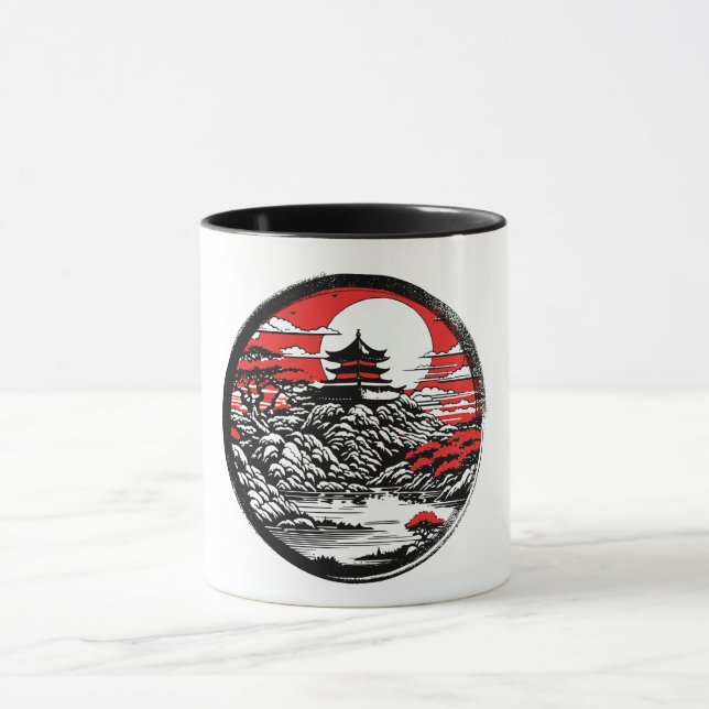 Japanese garden mug (Center)