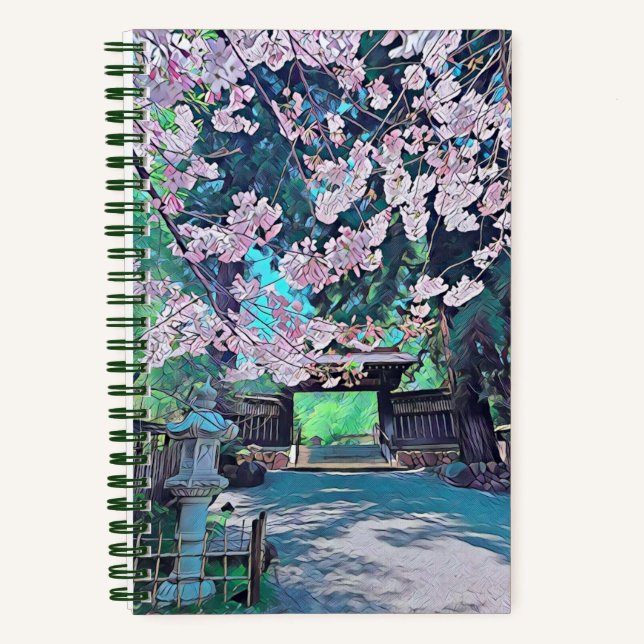 Japanese Garden  Notebook (Front)