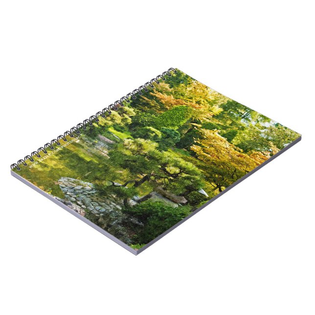 Japanese Garden Notebook (Left Side)