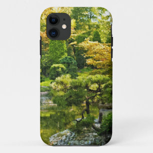 Japanese Garden Painting Effect Landscape iPhone 11 Case