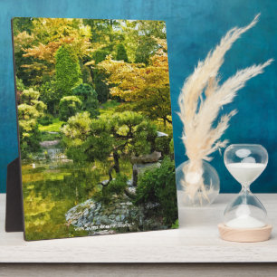 Japanese Garden Painting Effect Landscape Plaque
