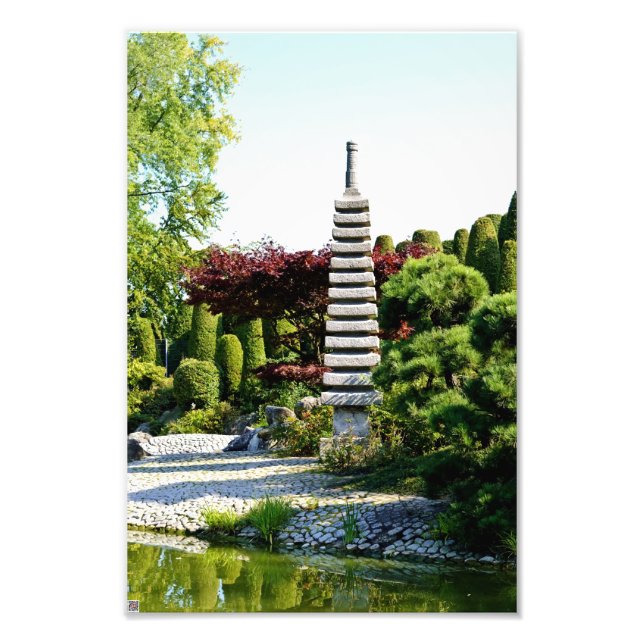Japanese Garden Photo Print (Front)