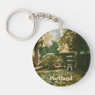 Japanese Garden, Portland, Oregon Souvenir Key Ring