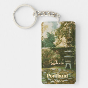 Japanese Garden, Portland, Oregon Souvenir Key Ring